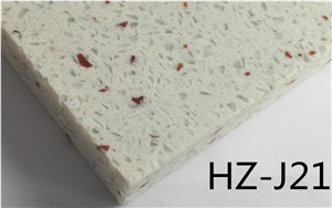 Hz-J21 White Crystal Quartz Stone with Red Spot