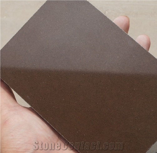 Pure Brown Artificial Stone Tile