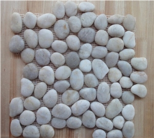 Cobble Stone,White Pebble Stone Mosaic