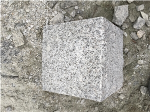 G603 Grey Granite Mushroom Corner Stone
