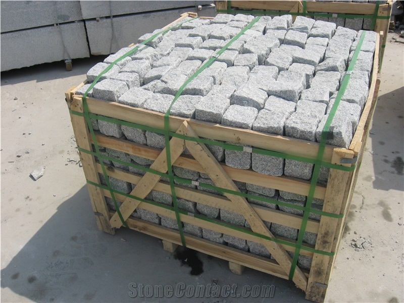 Cheap Granite Cobble Stone,G341 Granite Cube Stone,Patio Paver