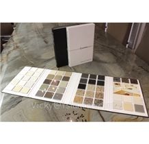 Multipage Book Style Floor Tile Stone Sample Brochure