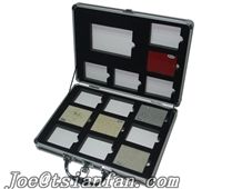 quartz stone tile sample suitcase/ sample suitcase for stone tile