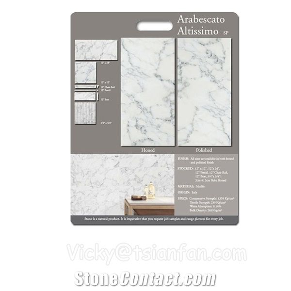 Stone Wing Display Stands and Boards for Marble Stone