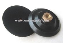 4"Flexible Backer Pads,Rubber Backer Up, Adaptor for Polishing Pads