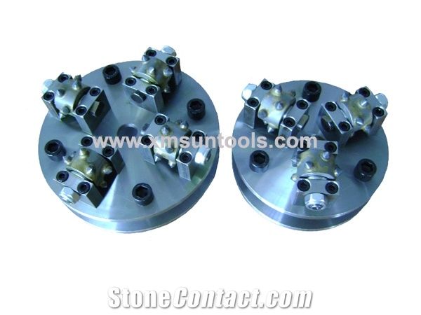 Bush Hammer Plated with Big Roller Segments,Diamond Bush Hammer Tools for Granite Marble and Other Stone Surface, Bush Hammer Wheels