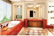Star Red quartz countertops,  polished engineered stone kitchen counter tops 