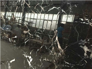 Popular Chinese Portoro Silver Marble Slabs Marble Tiles with Best Quality