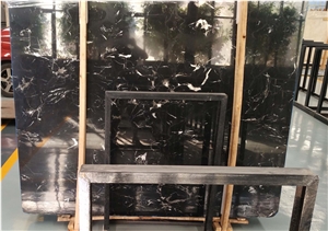 Popular Chinese Portoro Silver Marble Slabs Marble Tiles with Best Quality