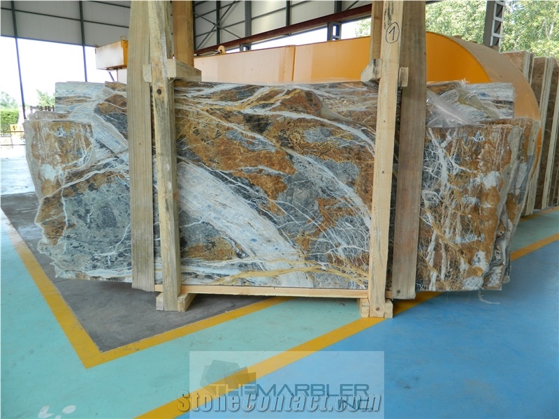 Blue Jeans Marble Slabs & Tiles, Polished Marble Floor Covering Tiles, Walling Tiles