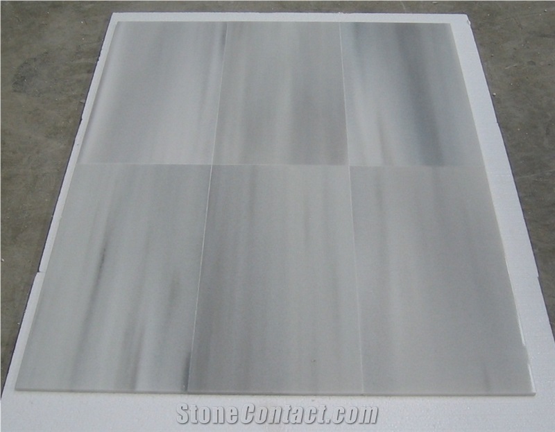 Silver Marmara Marble Tiles & Slabs, White Polished Marble Floor Covering Tiles, Walling Tiles