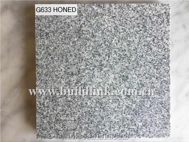 G633 Granite Honed Tiles,China Grey Granite Walling and Flooring Honed Tiles