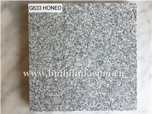 G633 Granite Honed Tiles,China Grey Granite Walling and Flooring Honed Tiles