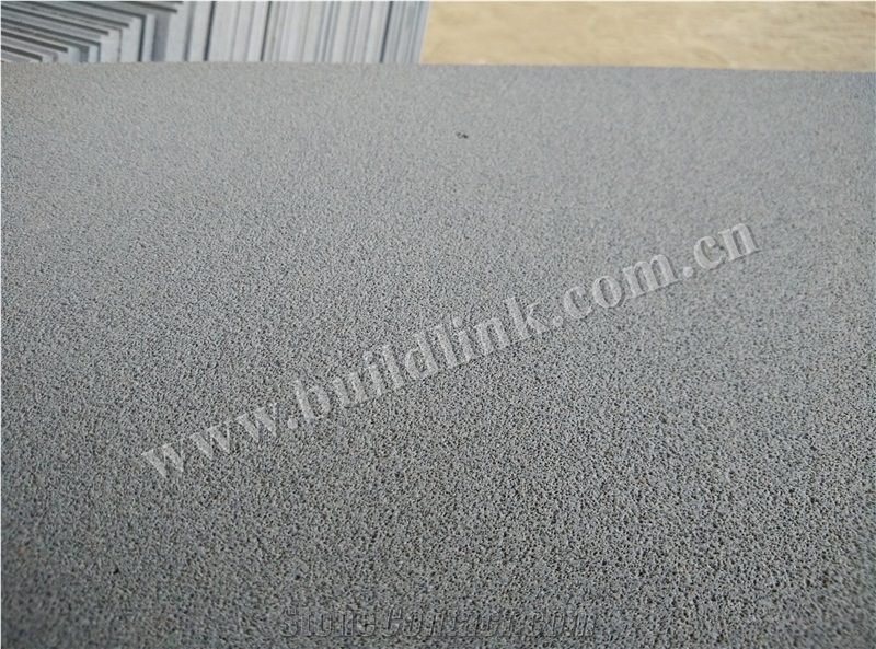 Hainan Grey Basalt Sandblasted Tiles,China Grey Basalt Sandblasted Floor Tiles,Grey Basalt,Basaltina,Basalto,Inca Grey Walling & Flooring Sandblasted Tiles