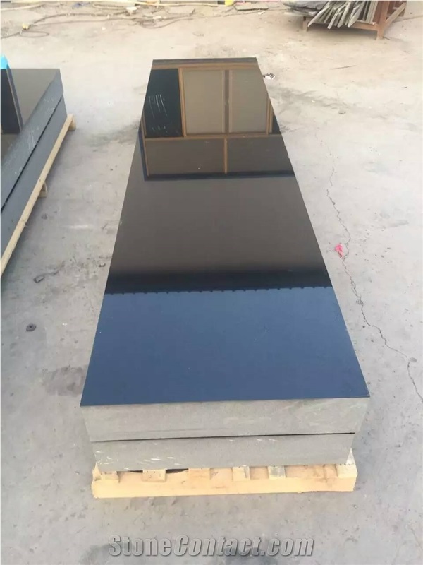 China Black Granite Top Quality Big Slabs for Tombstones and Tops 100% Natural Never Dye Factory Directly Supplying