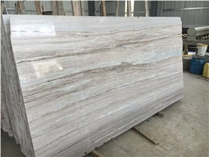 China Crystal Wooden Vein Marble Slabs, China White Marble