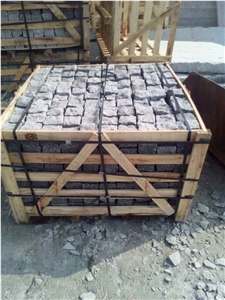 G341 Silver Grey Granite Cube Stone Cobble Stones for Road Paving