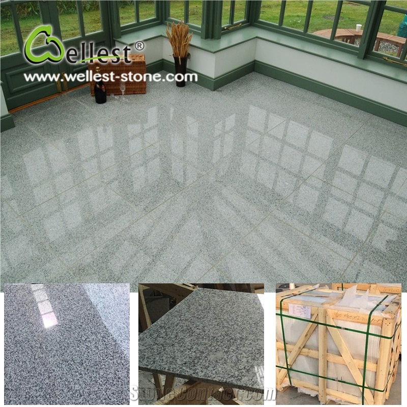 High Quality G603 Lunar Pearl Grey Granite Polished Floor Tiles
