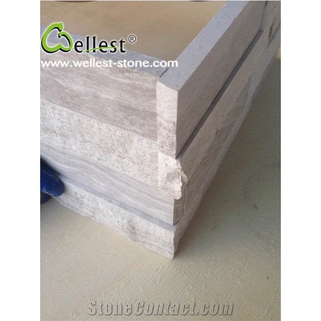 Hot Beige Marble Exterior Fieldstone Cultured Stone for Wall Decoration