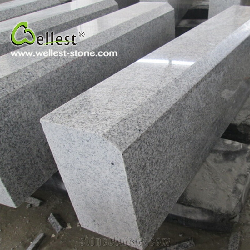 Hot Selling High Quality G603 Lunar Pearl Granite Side Stone Curbs