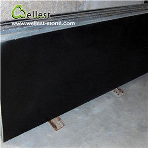 Polished Surface Mongolia Black Granite Kitchen Countertop China Absolute Black Granite Countertop
