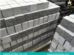 China Cheap Paving Stone,Grey Basalt Paving Cube Stone Cobblestone