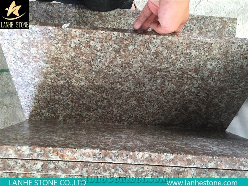 Peach Red,G687 Granite Tile & Slab,Chinese Red Granite Slabs,Chinese Cheap Granite Tiles,Flamed Tiles