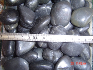 Fargo Pure White Pebble Stone, Machine Made White Marble Pebble Stones, Supply Different Color Of Pebble Stones from China