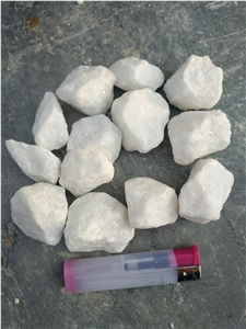 Fargo Snow White Marble Aggregates, Pure White Gravels, China White Stone Gravels, White Pebble Stone