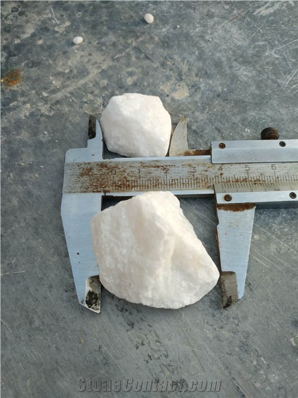 Fargo White Stone Aggregates, China Pure White Gravels, Snow White Marble Aggregates