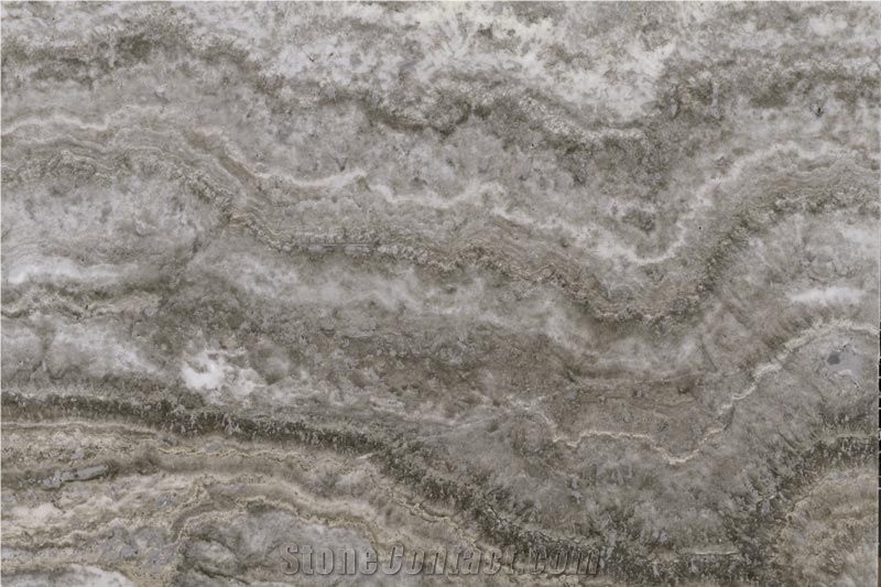 Silver Travertine Slabs & Tiles, Persian Silver Travertine Flooring Tiles, Walling Tiles