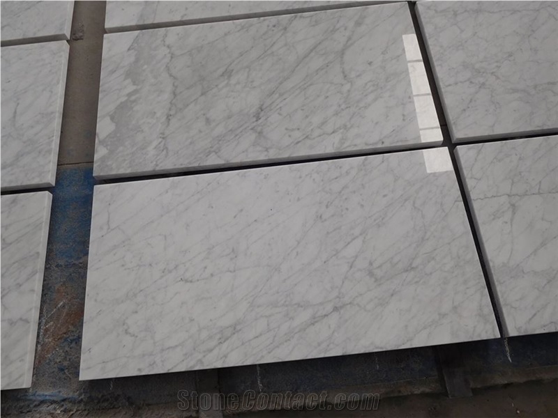 Bianco Carrara Cd White Marble Slabs & Tiles