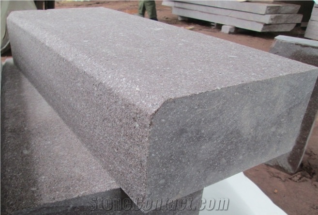 Granite Kerbstone/Kerbs,G666 Red Granite Curbs,Granite Kerbs for Road Side Stone,Exterior Stone Landscaping Stone