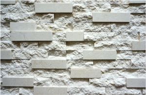 On Sale White Marble Cultured Stone, Wall Cladding, Stacked Stone Veneer Clearance, Manufactured Stone Veneer