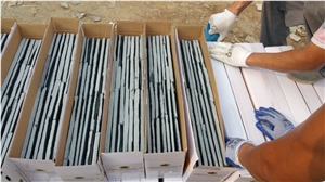 White Wooden Marble Cultured Stone,Ledgestone, China Serpeggiante Marble,Chinese Silver Palissandro Cladding