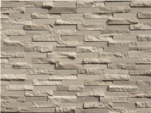 Wood Vein Stacked Stone Cultured Stone,Wooden Marble Culture Stone Tiles, Wooden White/Wooden Grey Culture Stone,Natural Culture Marble