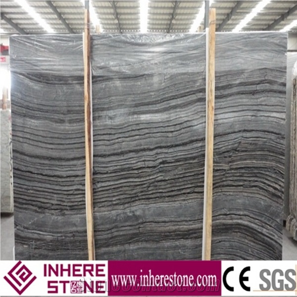 China Black Forest Marble, Antique Wood Marble, Black Wood Marble Slabs & Tiles, Black Wood Vein Marble