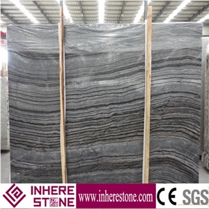 China Black Forest Marble, Antique Wood Marble, Black Wood Marble Slabs & Tiles, Black Wood Vein Marble