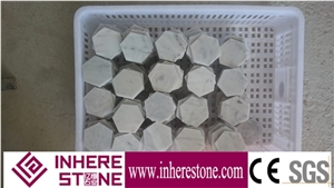 China Manufacture Cararra White Marble Mosaic Tile Price