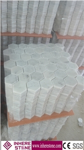 High Quality Customized Cararra White Marble Mosaic Design