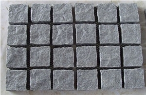 Hot Sale Black Driveway Granite Cube Stone Floor Covering