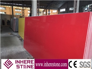 Hot Sale Pure Red Quartz Stone Slab & Tile,Quartz Stone Slab/Engineered Stone Slab,Artificial Stone,Solid Surface Top,Silestone