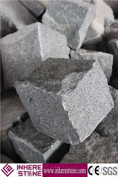 Hotsale G654 Cube Stone,New Jasberg,Padang Dark,Padang Dunkel,Padang G654, Padang Scuro,Padanga Dunkel Grey Split Surface Granite Cube 10x10x10