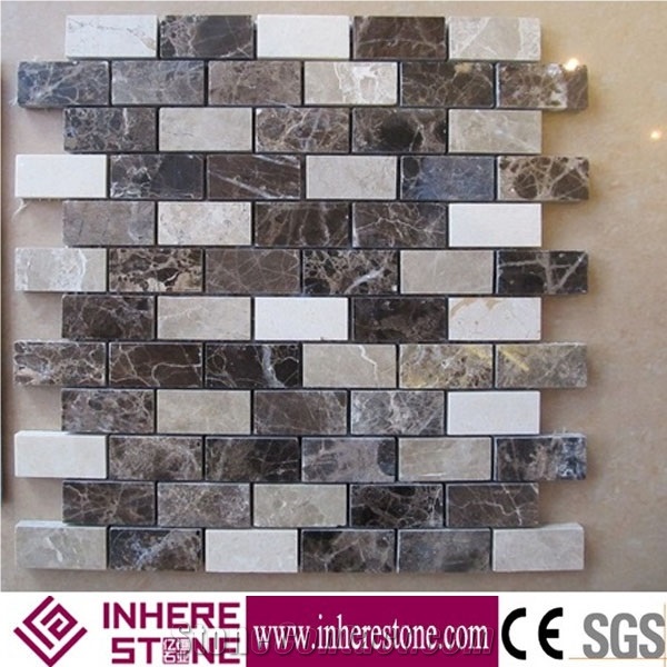 Natural Premium Marble Mosaic Tile,Brick Mosiac