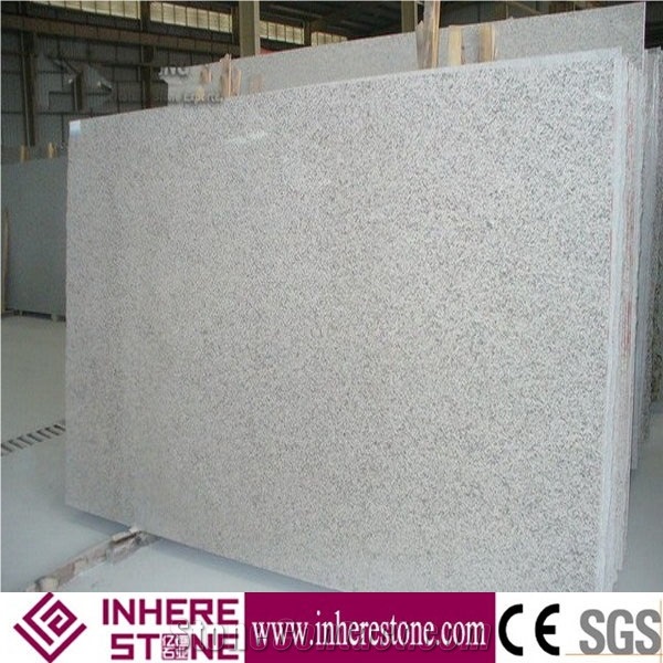 Natural Stone Flamed Surface White Granite Tiles, Pearl Flower White Granit, G629 Granite, Zhenzhu Bai for Wall Cladding