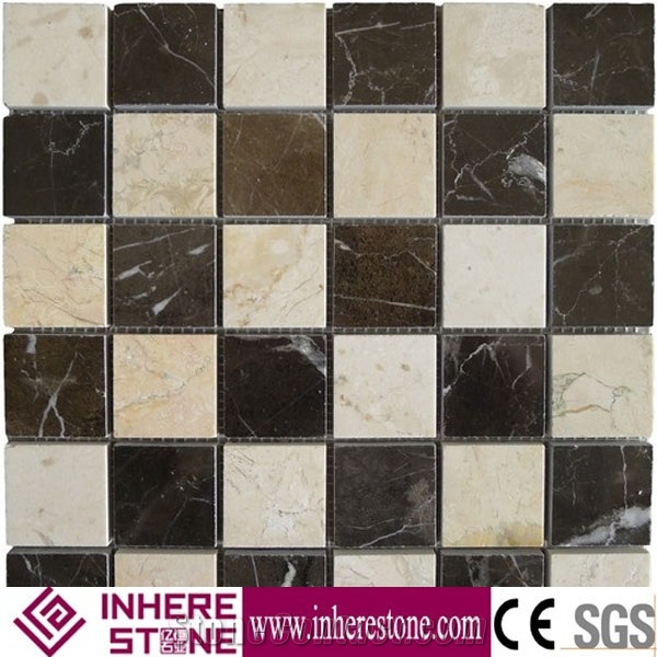 Natural Stone Mosaic Tiles Floor, What Are Standard Floor Tile Sizes