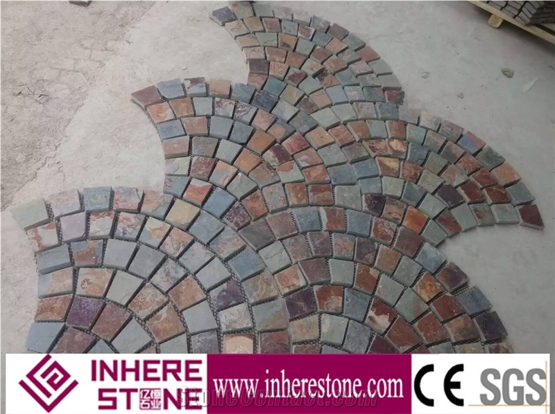 Outdoor Slate Stepping Stones&Decorative Garden Stepping Pavers Stones,Courtyard Road Pavers
