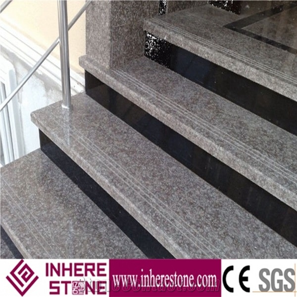 Special Offer, China Classic Red Granite Stairs, G635/Anxi Pink Steps & Risers, High Polished Padang Rosa Stairs, Treads & Thresholds, Xiamen