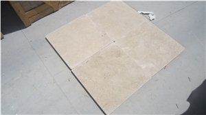 beige Travertine 3cm Pattern Tumbled tiles & slabs, floor covering tiles, walling tiles 