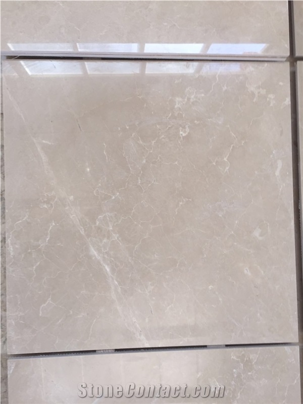 Burdur Cream Marble Polished Floor Tiles